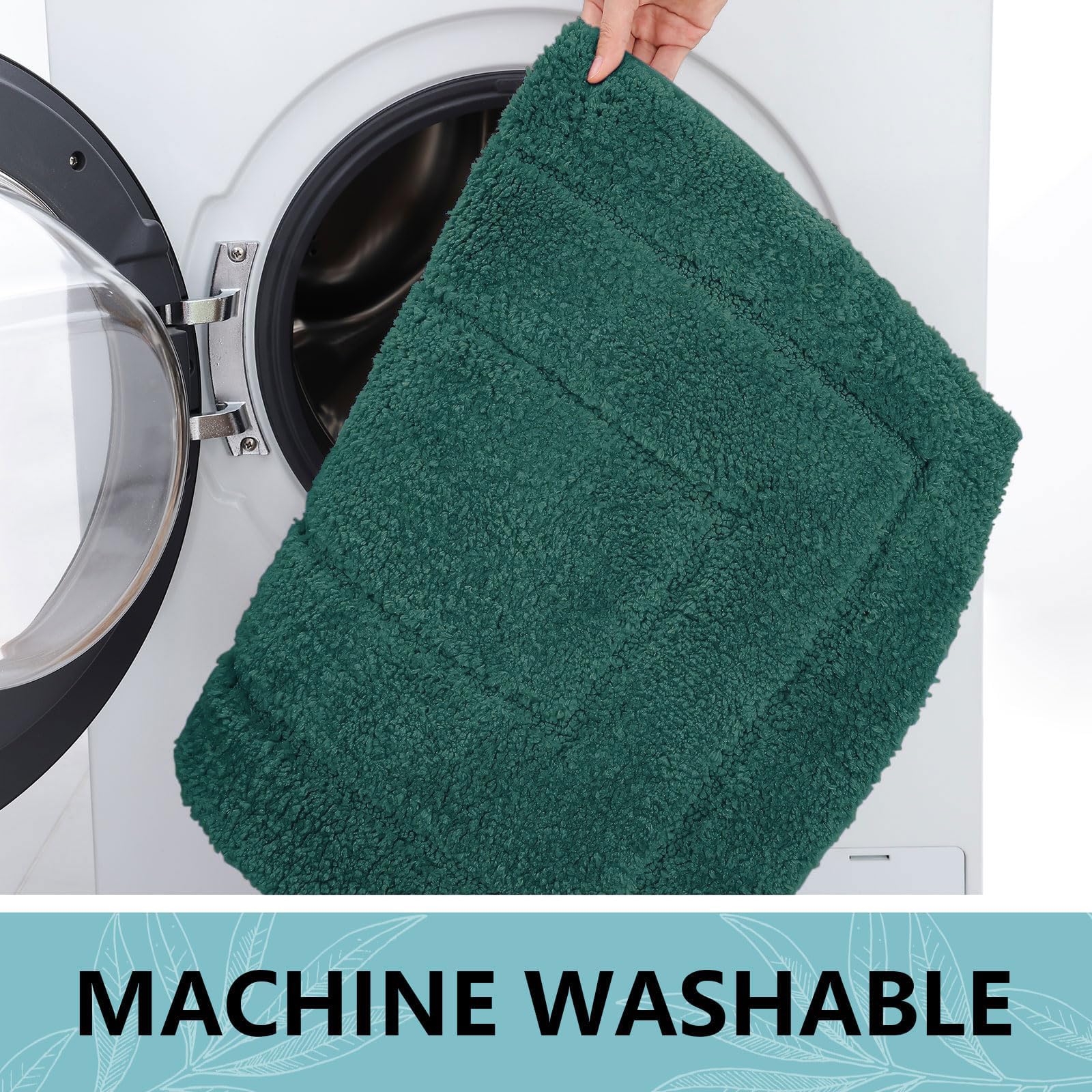 Buganda Bathroom Rugs, 30'' X 20'', Soft And Absorbent Microfiber Bath Rugs, Non-Slip Shaggy Bath Carpet, Machine Wash Dry Bath